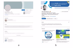 B2B-Kaltakquise in Krisenzeiten! 3 Vergleich LinkedIn Profile 1