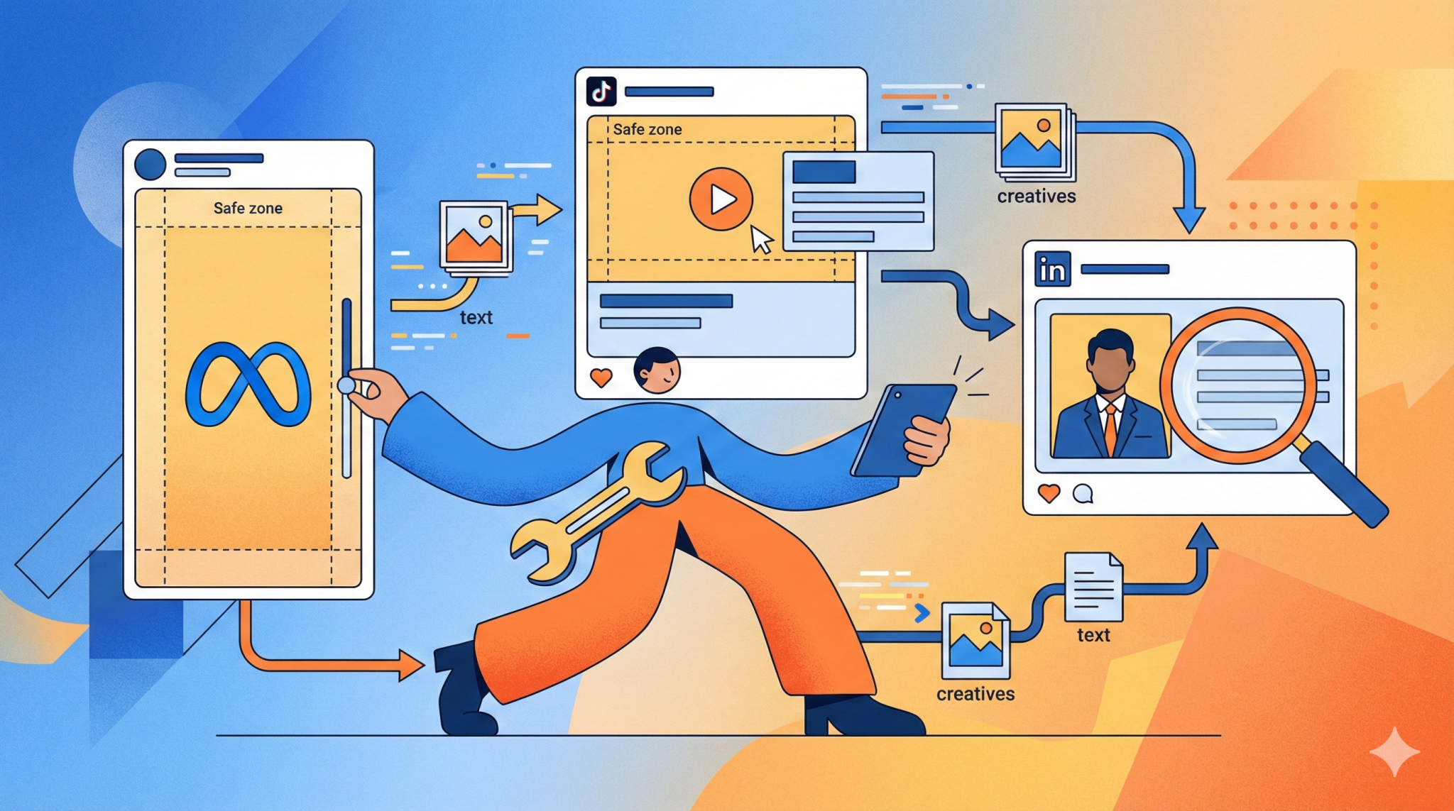 Social Media Ads optimieren: Anforderungen der Anzeigenformate bei Meta, TikTok & LinkedIn