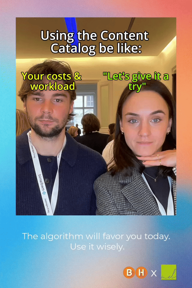 GIF Nutzung Content Catalog für Owned Asset Optimization